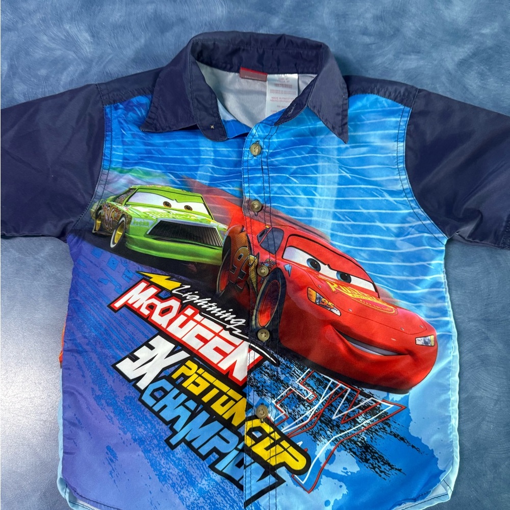 Disney Lightning McQueen Button-Down Shirt